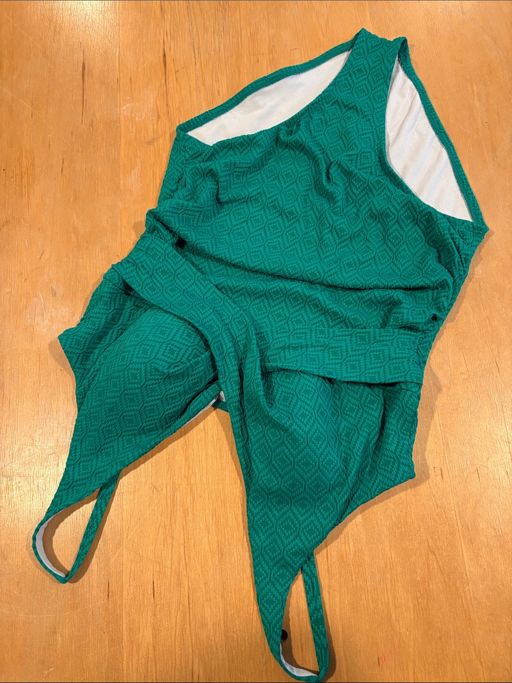 Bal Harbour Swim ~ Textured Emerald Green One-Piece Swimsuit